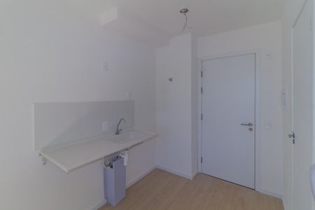 Cozinha de kitnet/studio à venda com 1 quarto, 18m² em Jardim Imperador (zona Leste), São Paulo