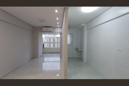 Cozinha de apartamento para alugar com 1 quarto, 49m² em Aviação, Praia Grande