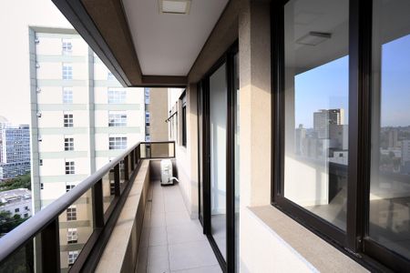 Varanda da Sala de apartamento para alugar com 1 quarto, 60m² em Santa Efigênia, Belo Horizonte
