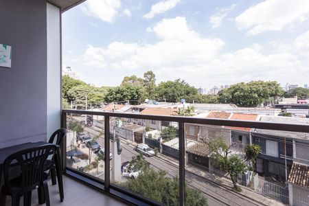 Studio à venda com 26m², 1 quarto e 1 vagaVaranda
