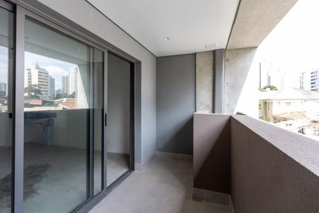 Studio à venda com 46m², 1 quarto e sem vagaVaranda