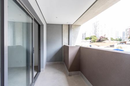 Varanda de kitnet/studio à venda com 1 quarto, 46m² em Pompeia, São Paulo