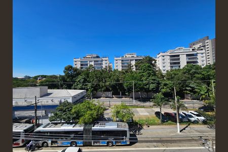 Vista da Sacada de kitnet/studio para alugar com 1 quarto, 26m² em Santo Amaro, São Paulo
