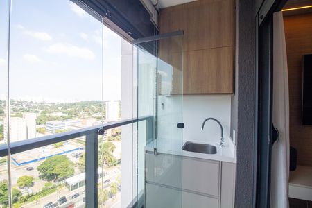 Studio para alugar com 25m², 1 quarto e sem vagaVaranda