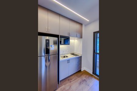 Studio à venda com 24m², 1 quarto e sem vagaCozinha