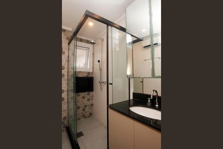 Banheiro de kitnet/studio para alugar com 1 quarto, 46m² em Cidade Baixa, Porto Alegre