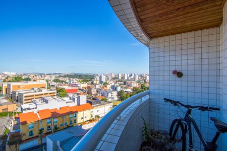 Varanda da sala de apartamento à venda com 3 quartos, 90m² em Pinheirinho, Santo André