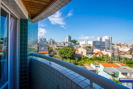 Varanda da sala de apartamento à venda com 3 quartos, 90m² em Pinheirinho, Santo André