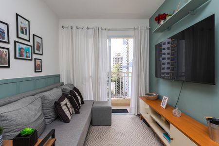 Sala de apartamento à venda com 2 quartos, 48m² em Jardim Henriqueta, Taboão da Serra