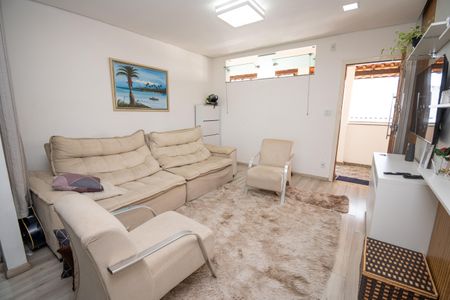 Sala de apartamento à venda com 2 quartos, 69m² em Nossa Senhora do Carmo, Contagem