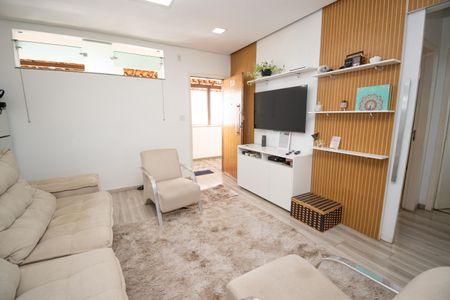 Sala de apartamento à venda com 2 quartos, 69m² em Nossa Senhora do Carmo, Contagem