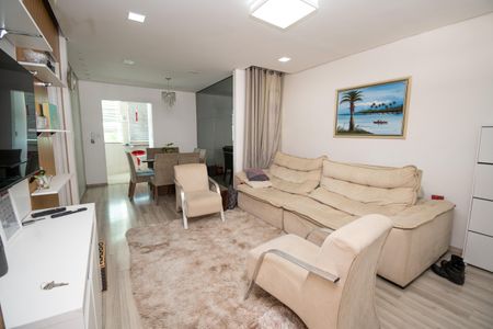 Sala de apartamento à venda com 2 quartos, 69m² em Nossa Senhora do Carmo, Contagem