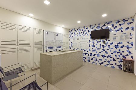 Apartamento à venda com 50m², 1 quarto e 1 vaga Apartamento à venda com 50m², 1 quarto e 1 vagaÁrea comum - Lavanderia