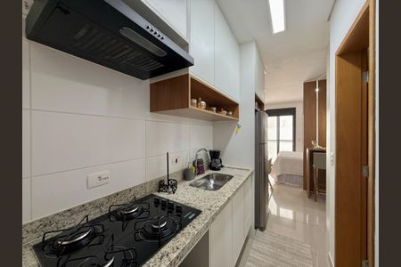 Studio à venda com 24m², 1 quarto e sem vagaCozinha 