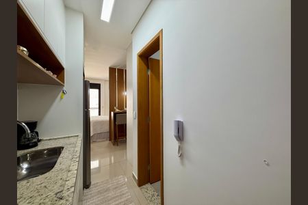Studio à venda com 24m², 1 quarto e sem vagaCozinha 
