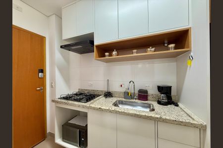 Studio à venda com 24m², 1 quarto e sem vagaCozinha 