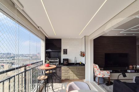 Varanda da Sala de apartamento para alugar com 2 quartos, 82m² em Independência, São Bernardo do Campo