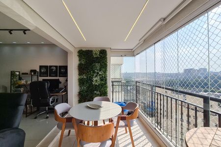 Varanda da Sala de apartamento para alugar com 2 quartos, 82m² em Independência, São Bernardo do Campo