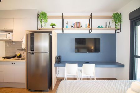 Studio para alugar com 25m², 1 quarto e sem vagaSala / Quarto - Studio