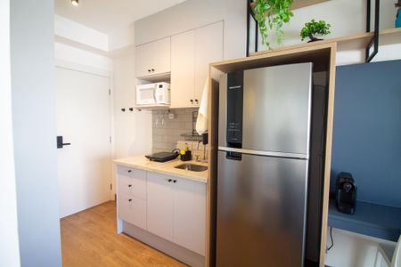 Studio para alugar com 25m², 1 quarto e sem vagaCozinha
