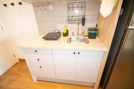 Studio para alugar com 25m², 1 quarto e sem vagaCozinha