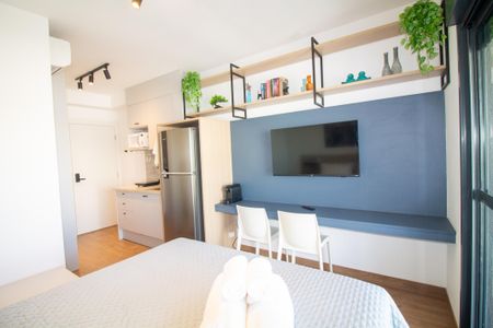 Studio para alugar com 25m², 1 quarto e sem vagaSala / Quarto - Studio
