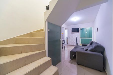 Sala de apartamento à venda com 2 quartos, 90m² em Parque Novo Oratório, Santo André