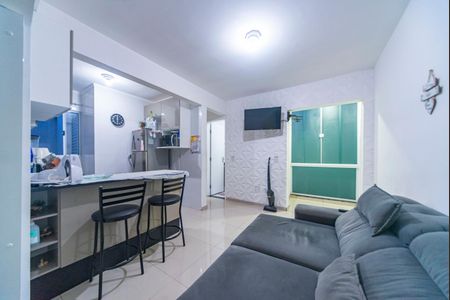 Sala de apartamento à venda com 2 quartos, 90m² em Parque Novo Oratório, Santo André