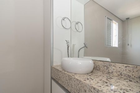 Banheiro da Suíte  de apartamento para alugar com 2 quartos, 60m² em Jardim das Colinas, Hortolândia