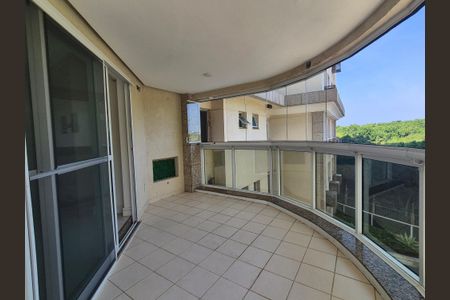 Varanda da Sala de apartamento à venda com 3 quartos, 118m² em Barra da Tijuca, Rio de Janeiro