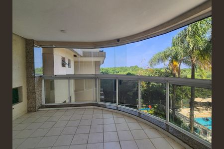 Varanda da Sala de apartamento à venda com 3 quartos, 118m² em Barra da Tijuca, Rio de Janeiro