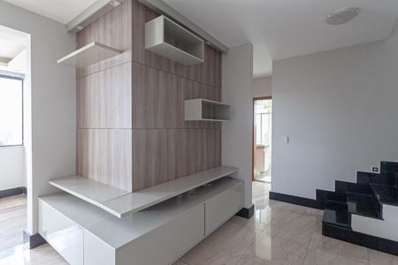 Sala 1 de apartamento à venda com 4 quartos, 180m² em Castelo, Belo Horizonte