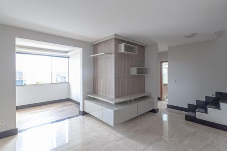 Sala 1 de apartamento à venda com 4 quartos, 180m² em Castelo, Belo Horizonte