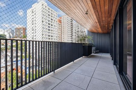 Sala - Varanda de apartamento à venda com 3 quartos, 169m² em Jardim das Bandeiras, São Paulo