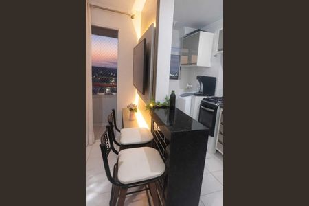 Sala de apartamento para alugar com 2 quartos, 47m² em Vila Branca, Jacareí