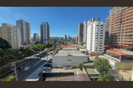 Vista da Sacada de kitnet/studio à venda com 1 quarto, 26m² em Campo Belo, São Paulo