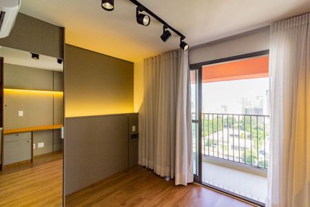 Studio para alugar com 28m², 1 quarto e sem vaga Studio para alugar com 28m², 1 quarto e sem vagaSala-Quarto