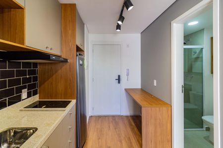 Studio para alugar com 28m², 1 quarto e sem vaga Studio para alugar com 28m², 1 quarto e sem vagaCozinha