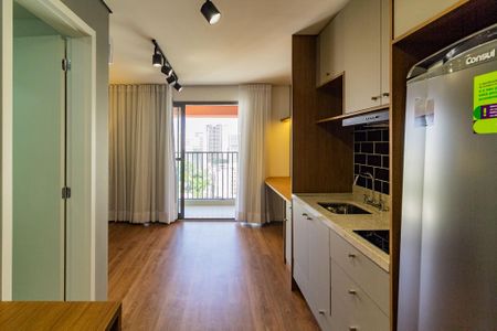 Studio para alugar com 28m², 1 quarto e sem vaga Studio para alugar com 28m², 1 quarto e sem vagaCozinha