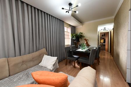 Sala de apartamento à venda com 3 quartos, 86m² em Novo Riacho, Contagem