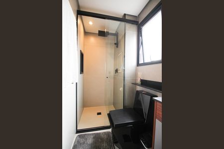 Banheiro de kitnet/studio à venda com 1 quarto, 25m² em Vila Olímpia, São Paulo