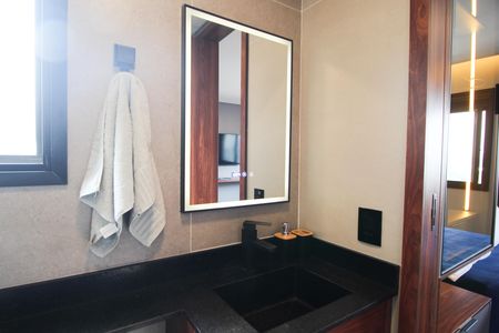 Studio para alugar com 25m², 1 quarto e 1 vaga Studio para alugar com 25m², 1 quarto e 1 vagaBanheiro