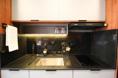 Studio para alugar com 25m², 1 quarto e 1 vaga Studio para alugar com 25m², 1 quarto e 1 vagaCozinha