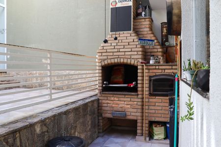 Área de Serviço e Churrasqueira de casa à venda com 3 quartos, 347m² em Campestre, Santo André