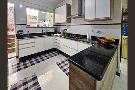 Cozinha de casa à venda com 3 quartos, 347m² em Campestre, Santo André