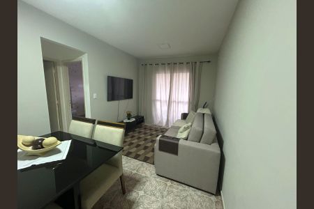 Sala de apartamento à venda com 2 quartos, 54m² em Vila Francisco Matarazzo, Santo André