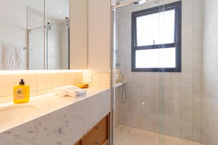 Apartamento para alugar com 110m², 3 quartos e 4 vagas Apartamento para alugar com 110m², 3 quartos e 4 vagasBanheiro da Suíte 3