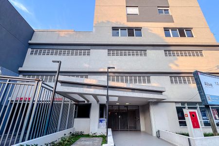 Studio para alugar com 32m², 1 quarto e 1 vagaFachada - Plaquinha