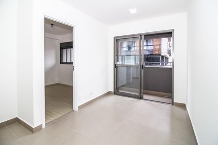 Sala / Cozinha de apartamento para alugar com 1 quarto, 29m² em Pompeia, São Paulo