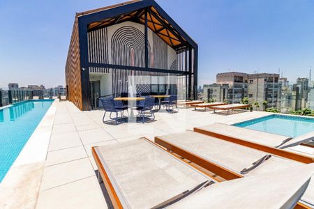 Studio à venda com 23m², 1 quarto e sem vaga Studio à venda com 23m², 1 quarto e sem vagaÁrea comum - Piscina